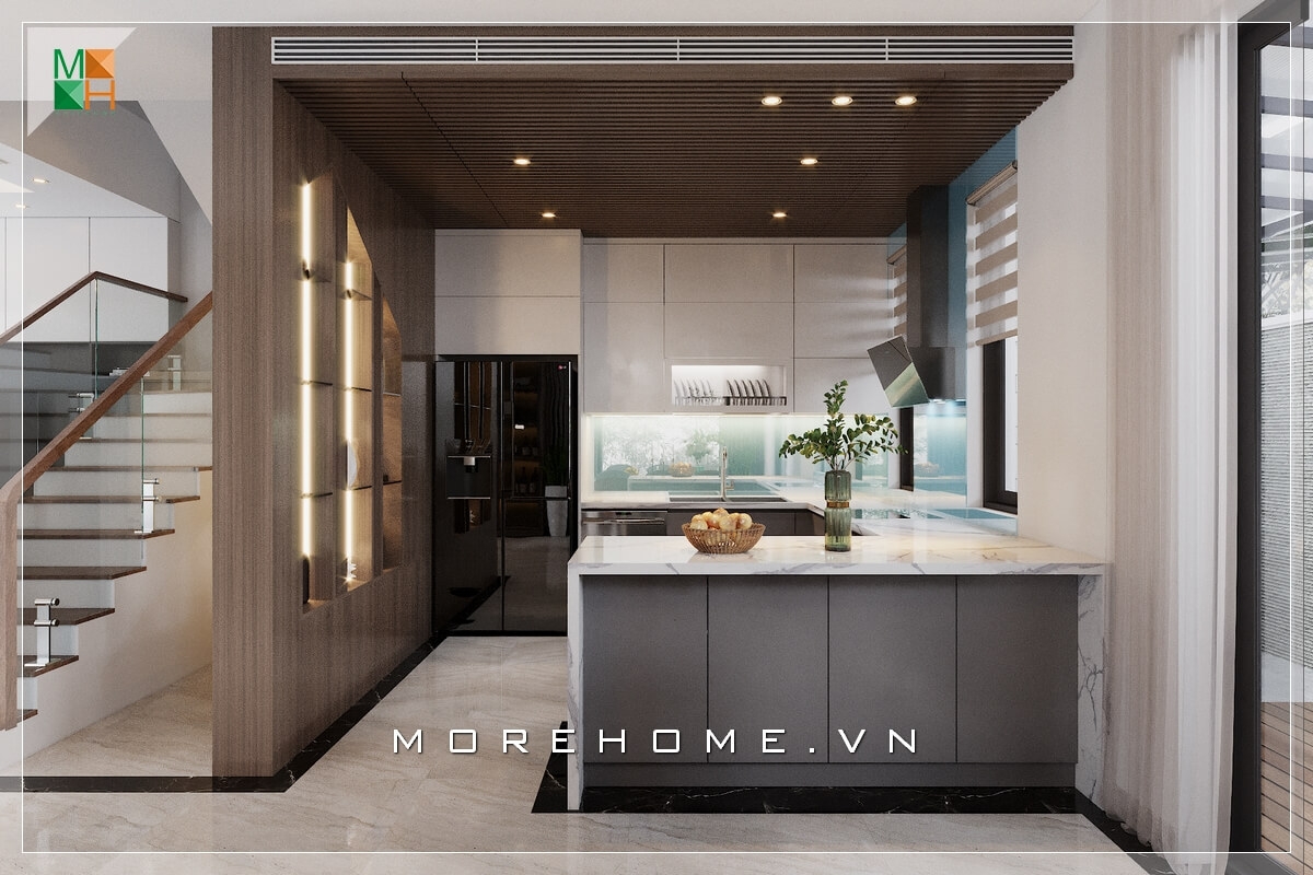 Xu hướng lựa chọn đá ốp bếp nhân tạo ngày càng được nhiều khách hàng ưa chuộng và yêu thích.